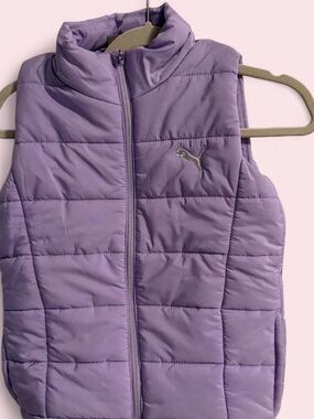 Puma Lilac Quilted Puffer Vest